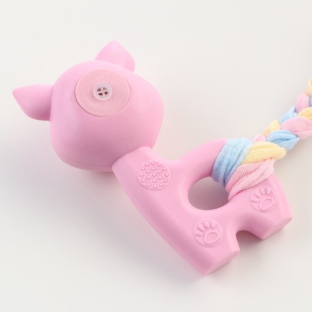 Premium chewing diet "Pig", 10 x 6 x 3.5 cm, pink-3