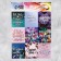 Set of paper stickers "inspiration", 11 x 15.5 cm, 5 sheets
