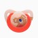 Set: nipple - a dummy with the holder of Koala, classic, +6 months, coral color