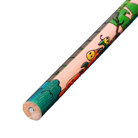 Chernographic Calligrata "animals", NV, with an eraser, round building-4