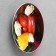 Decorative plate "Vegetables", D = 17.5 cm