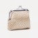 Women's wallet on the farmar, beige color