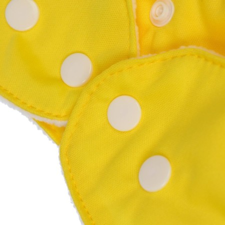 Reusable diaper "sweet buns", yellow color-6