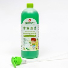 Жидкое мыло SEPTIVIT "Лемонграсс и Мята", 1 л