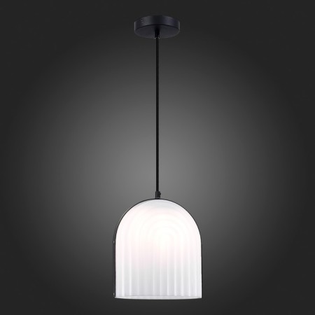 Suspension lamp ST LUCE. SL1302.403.01. Aire. 1x7 W, E27 LED, 23x23x27 cm, black color-4