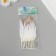 Decorative goose “triangles” white with gold h = 10-15 cm