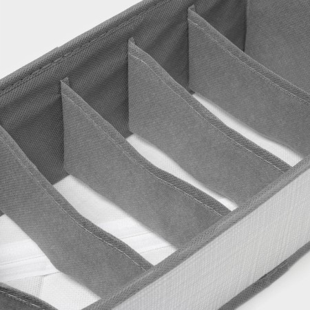 Organizer for storing linen "Thread", 6 cells, 32.5 × 15.5 × 10 cm, color gray color-3
