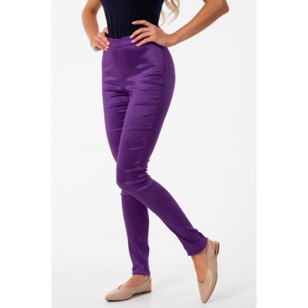 Female trousers, size 48, purple color-4