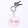 Acrylic key a keychain "Tatyana", Diam. 6 cm