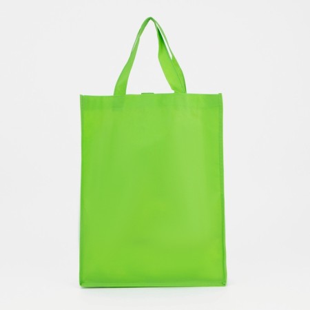 Button bag, outer pocket, green color-1
