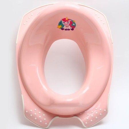 Children's lining - Sitting on the toilet "Bear" anti -slip, pink color-6