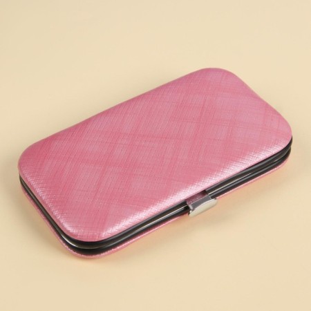 Set of manicure "texture", 8 items, in case, color mix-8