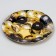 Disposable paper plate "Black Gold", balls ", (18 cm), set 6 pcs