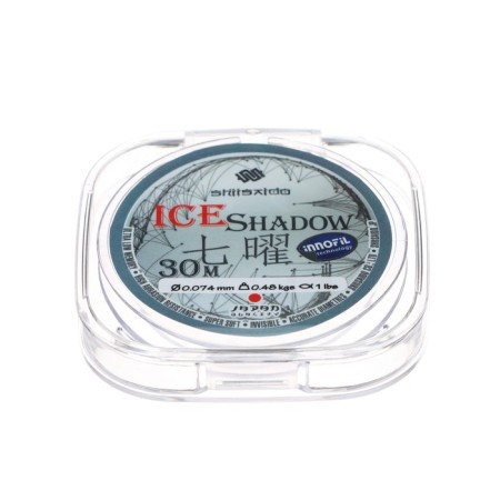 SHII SAIDO Ice Shadow fishing line, diameter 0.074 mm, test 0.48 kg, 30 m, transparent