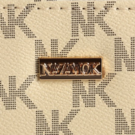 Youth wallet "NK" 12.5x9x2 cm, beige color-4