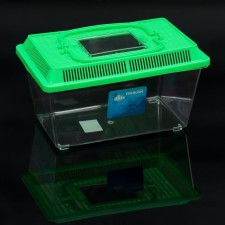 Carriage rectangular, 26.5 x 16.5 x 17 cm, green