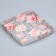 Cookie box, confectionery packaging with PVC lid, with love for you, 21 x 21 x 3 cm