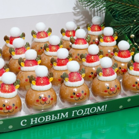 Lip balm "New Year's deer"-3