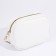 Bag Cross-Bodi with a zipper, white color