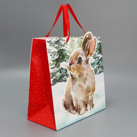 Gift Package "Bunny", 30 x 30 x 15 cm, new year-3