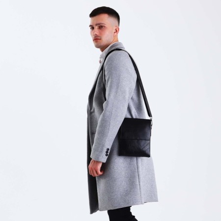 Male bag, black color-4