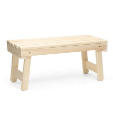 Wooden -folding stitching shop, 100 x 44 x 43 cm, for a bath and cottage, load up to 200 kg