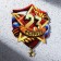 Magnet with add. element "February 23", 6 x 8 cm