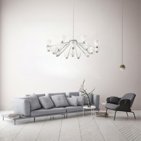 Maytoni Mod068PL-18CH, G9, 18x40 W, 1140x1140x640 mm, Chrome-2