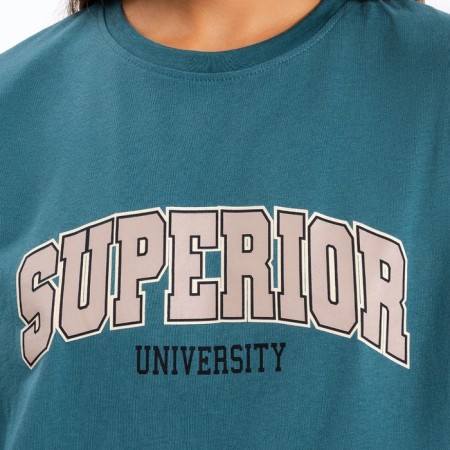 T -shirt female, green color, size 46 (m)-3