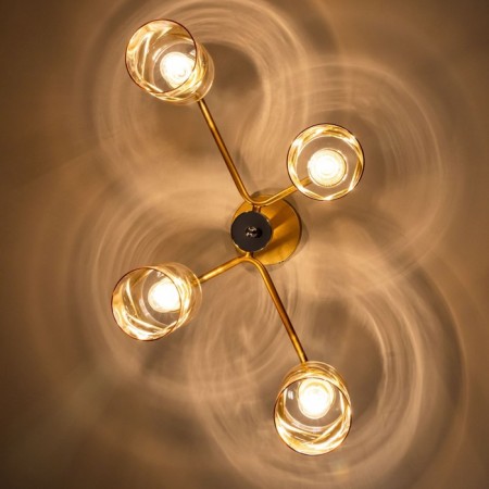 Cutilux Cutilux chandelier CL137142 60x40x29 cm, 4x60W, E27, yellow color-7