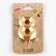 Candle in the Almaz cake number 8 gold, 6.5 cm