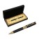 Gift handle, ball "Kronos" in the leatherette case, rotary, black body with gold