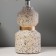 Patricia desktop "E14 40W with a white-golden 20x20x35 cm