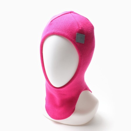 Hat-shuttle for a girl, raspberry color, size 46-50
