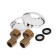 Shower mixer Accoona A8065, single -leaf, chrome