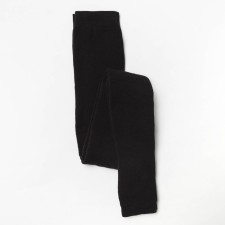 Leggings of nursery tange is plain, black color, height 122-128