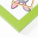 Photo frame MDF 10x15 cm, No. 6, width 18 mm, thickness 12 mm, green (plastic screen)