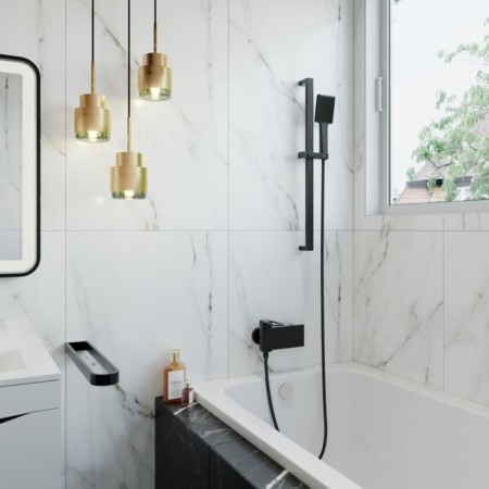 Shower stand IDDIS RAY SLI70BLI17, black-2