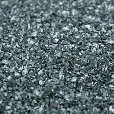 The soil "Silver metallic" is quartz decorative sand, 250 g of fra. 0.5-1 mm