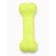Chewing toy "Tasty bone" with holes for treats, TPR, 11 cm, salad