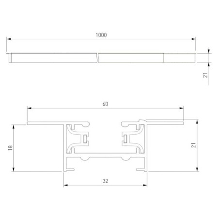Built -in overall tire with power and plug Elektrostandard, Track Rail Wh Recessed, white color-3