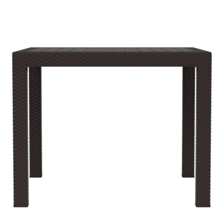 Rajang -Plus table 94x94x74 cm, D holes for the umbrella - 39.5 mm, mokko-2