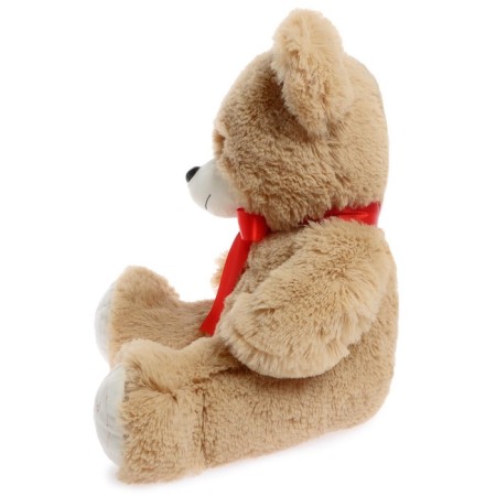 Soft toy "Bear Green", 50 cm, coffee color-5