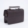 Women's bag on the valve, the color is dark brown