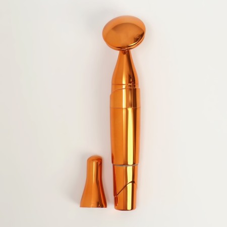 Face massage, 3.4 × 15 cm, two nozzles, copper color-7