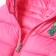 Warm vest for girls, pink color, height 116-122 cm