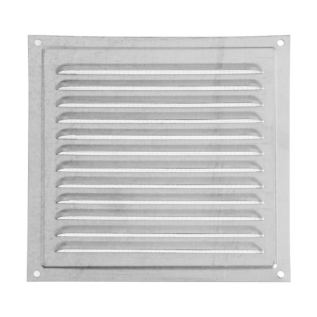 Ventilation grate Zein Lux RM1919C, 190 x 190 mm, with a grid, metal, galvanizing-3