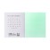 Notebook 24 sheets in the Calligrata "Green" line, plastic cover, with alphabet, offset block