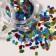 Sequins for the decor of the nails "disco", multi -colored
