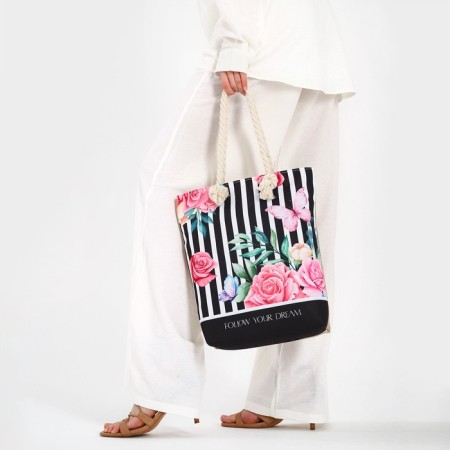Women's beach bag "Follow Your Dream", 35x40 cm-8